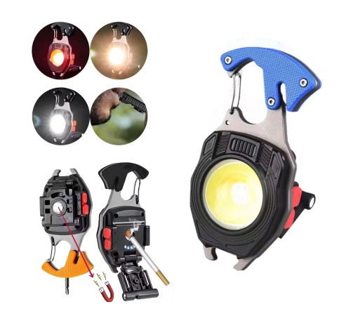 W-5147 Profesyonel Çok Fonksiyonlu Anahtarlıklı Kamp Feneri