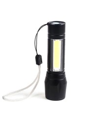 Cep Feneri Mini Çok Güçlü Şarjli El Feneri LED Fener ( XPE + COB LED )