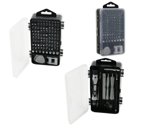 115İN1 SAATÇİ - TELEFONCU BİTS TORNAVİDA SETİ 98PCS UÇ + 1-T.VİDA SAPI + TELEFON APARATLARI