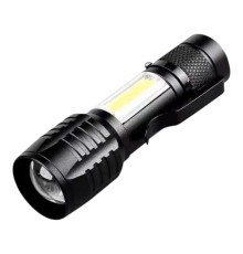 Wison ws-5454 Taktik el feneri USB şarj edilebilir kamp feneri COB zumlanabilir mini taşınabilir el feneri