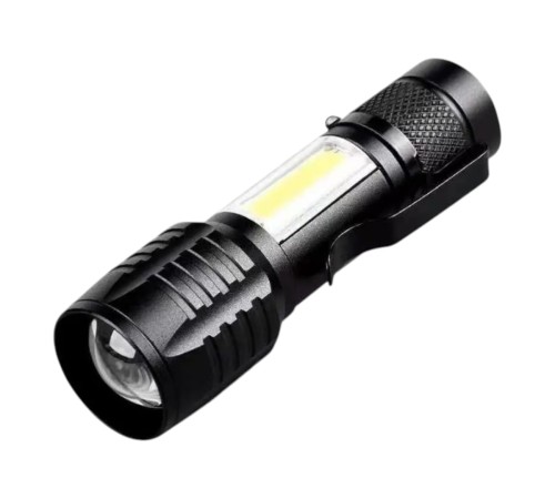 Wison ws-5454 Taktik el feneri USB şarj edilebilir kamp feneri COB zumlanabilir mini taşınabilir el feneri