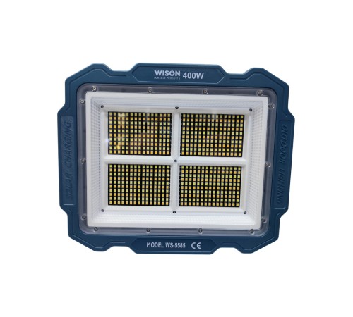 Wıson WS-5585 Çok Fonksiyonlu 3 Solar Panelli 400W Spot Aydınlatma