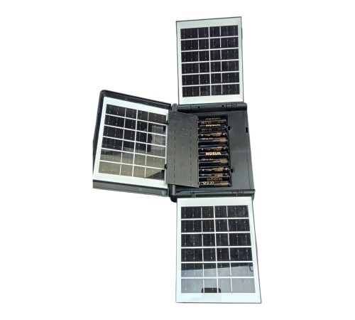 Wıson WS-5585 Çok Fonksiyonlu 3 Solar Panelli 400W Spot Aydınlatma