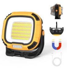 Wison WS-582 Powerbank Özellikli Tripod Bağlantılı Mıknatıslı 3500 Lümen USB Şarjlı Çalışma Feneri