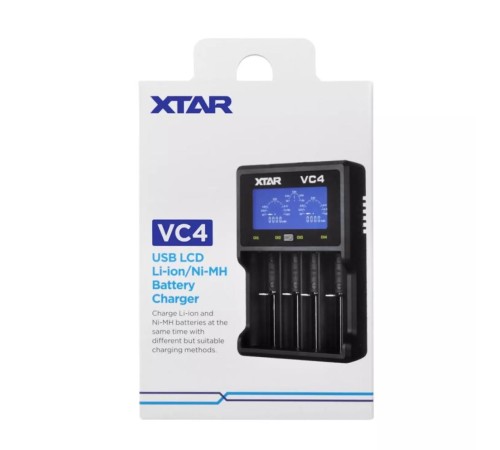 Xtar VC4 Dörtlü Li-ion / NI-CD / NI-MH Pil Şarj Cihazı
