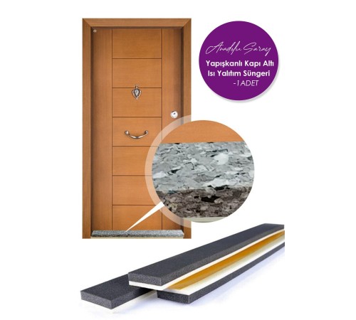 Yapışkanlı Köpük Kapı Altı Isı Yalıtım Eşik Süngeri