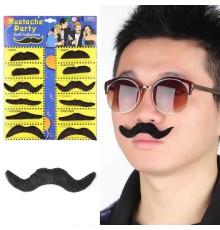 Yapışkanlı Takma Bıyık 6 Model 12 Adet Set