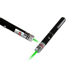 Yeşil Lazer Pointer 100 mW 15 Km Etkili (5 Başlıklı)