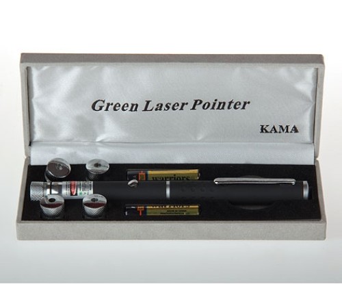 Yeşil Lazer Pointer 100 mW 15 Km Etkili (5 Başlıklı)