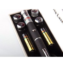 Yeşil Lazer Pointer 50 mW 15 Km Etkili (5 Başlıklı)