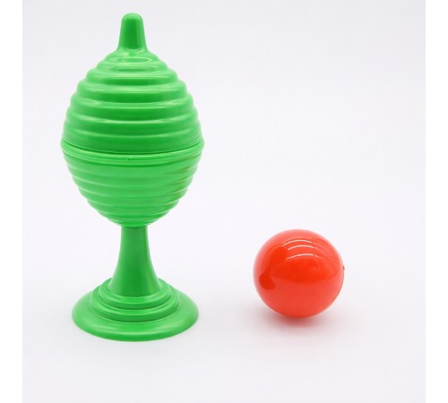 Yeşil Renk Sihirli Kupa Top Kaybetme Oyunu 7 cm