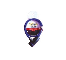 YMK Eko Çelik Halatlı, İzoleli Bisiklet Kilidi - 8mm, 65 cm