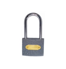 YMK Eko Gri Döküm Uzun Kancalı Asma Kilit 32mm