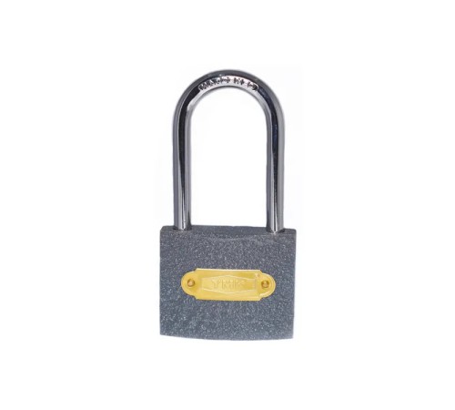 YMK Eko Gri Döküm Uzun Kancalı Asma Kilit 63mm