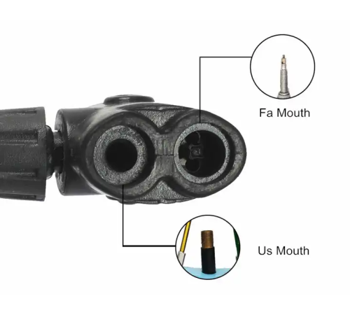 Yüksek Basınçlı Alüminyum Gümüş Renk Top Bisiklet Taşınabilir Hava Ayak Pompası