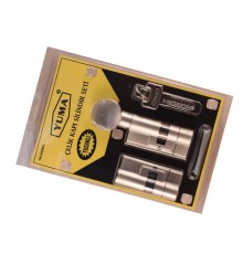 Yuma 68mm Mandallı Çelik Kapı Tuzaklı Barel Seti - Saten