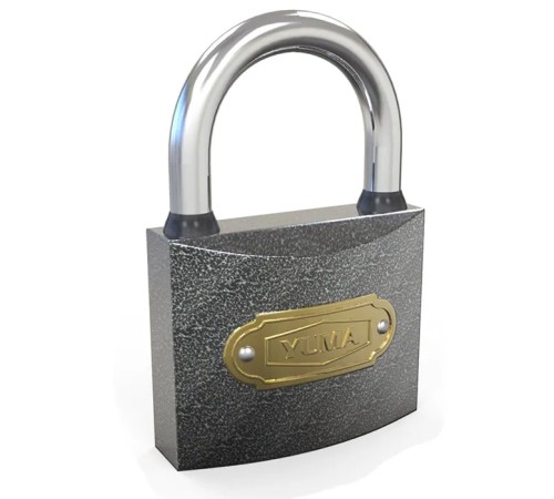 Yuma Gri Döküm Kısa Asma Kilit 63mm