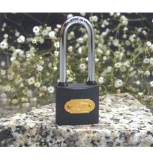 Yuma Gri Döküm Uzun Kancalı Asma Kilit 32mm