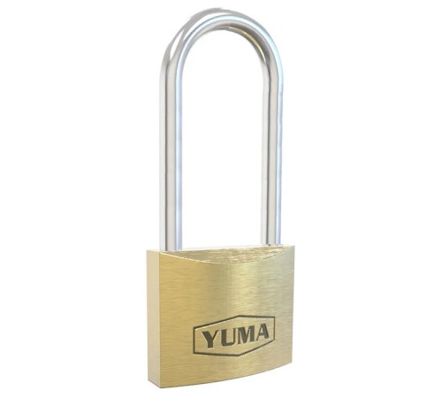 Yuma Türk Malı Pirinç Uzun Kancalı Asma Kilit 40 mm