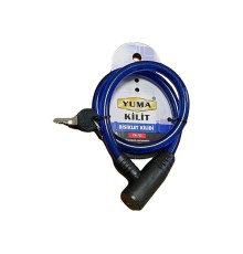 Yuma YM-733 Mavi 65 cm Bisiklet Kilidi