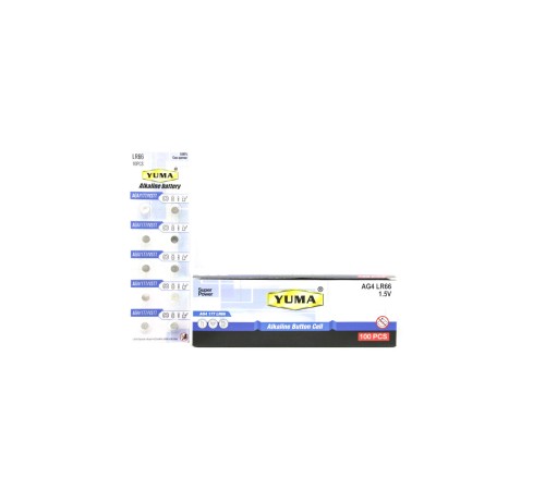 AG4 LR-66 DÜĞME PİL ALKALİN 1.5V 10LU KART - YUMA