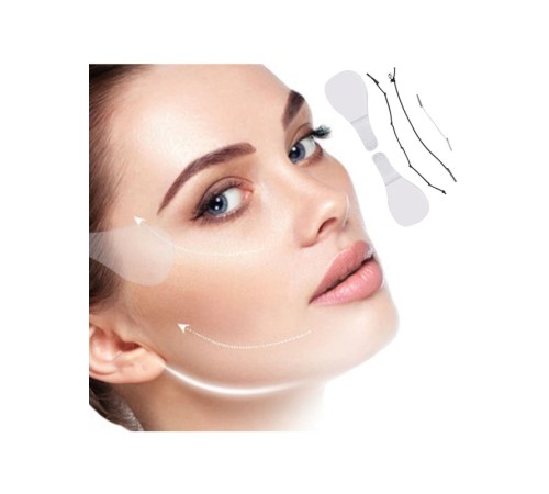 Yüz Kaş Göz Boyun Gerdirme Bantları ve Lastikleri (40 Adet)