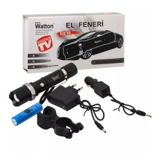 Zoomlu Şarjlı EL Feneri En Uygun Fiyata Wt-038