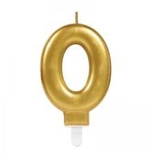 0 Rakam Mum Gold Renk