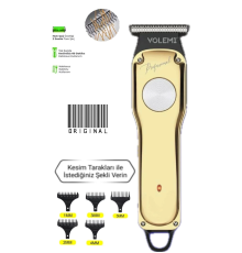 00085 Profesyonel Usb Şarjlı Berber Tıraş Makinesi Saç Sakal Tıraş Makinası Erkek Bakım Seti