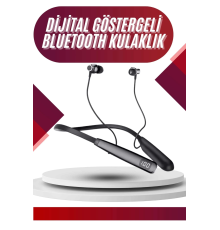 100 Saat Bluetooth Kulaklık Dijital Göstergeli ANC Özelliği Kablolu