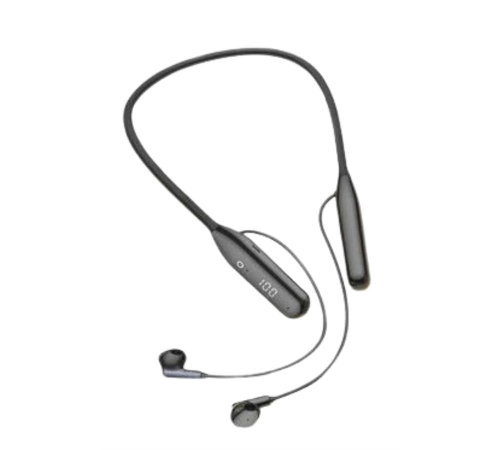100 Saat Kablolu Boyun Askılı Dijital Göstergeli Bluetooth Kulaklık