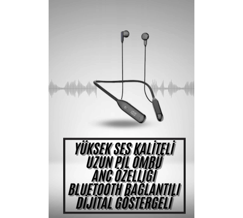 100Saat Uyumlu Bluetooth Kulaklık Kablolu ANC Özellikli Kulaklık 100Saat Uyumlu Bluetooth Kulaklık Kablolu ANC Özellikli Kulaklık