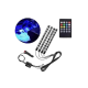 12 Ledli RGB Işıklı Araç Içi Ayak Altı Led Oto Ampul Kumandalı 7 Renk