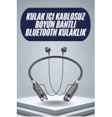 120 Saat Bluetooth Kulaklık Kablolu Boyun Askılı SD Kart Girişli ANC Özellikli