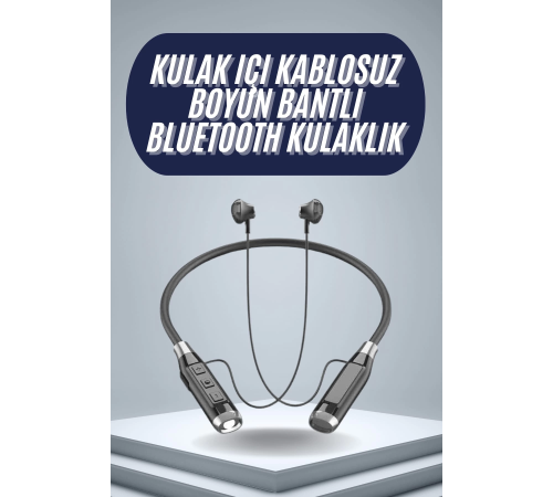 120 Saat Bluetooth Kulaklık Kablolu Boyun Askılı SD Kart Girişli ANC Özellikli