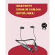 120 Saat Pil Ömrüyle Boyun Askılı Bluetooth Kulaklık – Spor ve Günlük Kullanım İçin