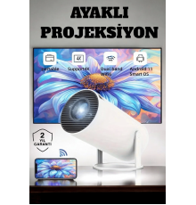 130 İnç Geniş Ekran ve 4K Destekli Full HD Projeksiyon Cihazı