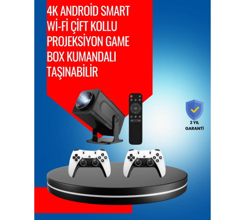 1.5 KG Ağırlığında, 4500 Retro Oyunlu Multimedya Projektör 1.5 KG Ağırlığında, 4500 Retro Oyunlu Multimedya Projektör