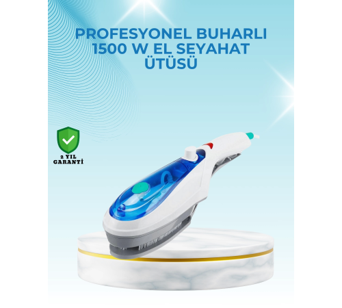 1500W Güçlü Buharlı Ütü | Yanık Riski Olmadan Hızlı Ütüleme