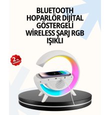 15W Hızlı Şarj Destekli LED Atmosfer Işığı ve Alarm Fonksiyonlu Lamba