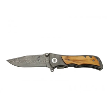 2-32 Damascus Çakı 20 Cm Manuel, Kemerlikli