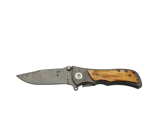 2-32 Damascus Çakı 20 Cm Manuel, Kemerlikli 2-32 Damascus Çakı 20 Cm Manuel, Kemerlikli