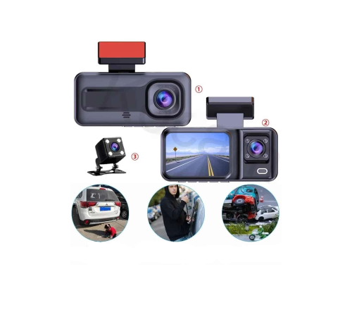 2 İnç Araç İçi Kameralı Ekran 1080P Full HD Kaliteli Hafıza Kart Destekli