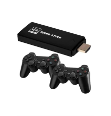 2 Kollu Kablosuz 2.4G Retro Oyunlar 4k Game Stick 3500 Oyun Atari