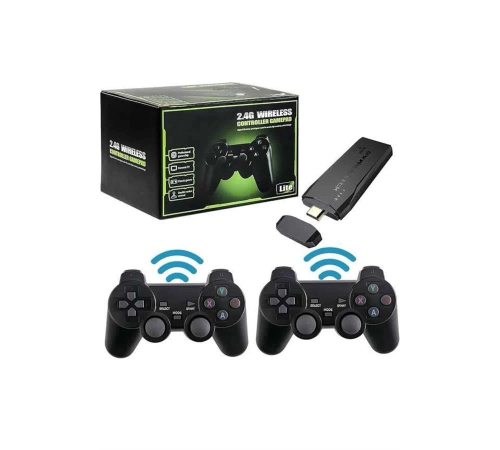 2 Kollu Kablosuz 2.4G Retro Oyunlar 4k Game Stick 3500 Oyun Atari 2 Kollu Kablosuz 2.4G Retro Oyunlar 4k Game Stick 3500 Oyun Atari