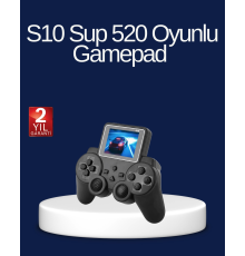 2025 S10 Gamepad 520 Klasik Retro Oyunlu TV Bağlantılı A Kalite Orijinal