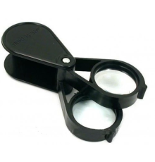 20x30 2k30mm Çıft Optik Lens Katlanan Cep Büyüteç.