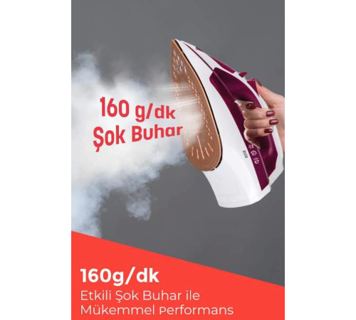 2200W Seramik Kaplama Estetik Tasarımı 360 Derece Dönebilir Kablosu