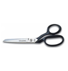 232-9 Tekstil / Yatık Regula Makası No: 9 İnç / 22,86 Cm - Nikel Kaplama, Siyah Saplı