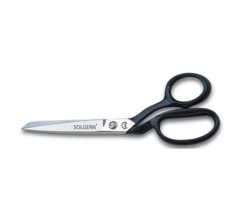 232-9 Tekstil / Yatık Regula Makası No: 9 İnç / 22,86 Cm - Nikel Kaplama, Siyah Saplı 232-9 Tekstil / Yatık Regula Makası No: 9 İnç / 22,86 Cm - Nikel Kaplama, Siyah Saplı